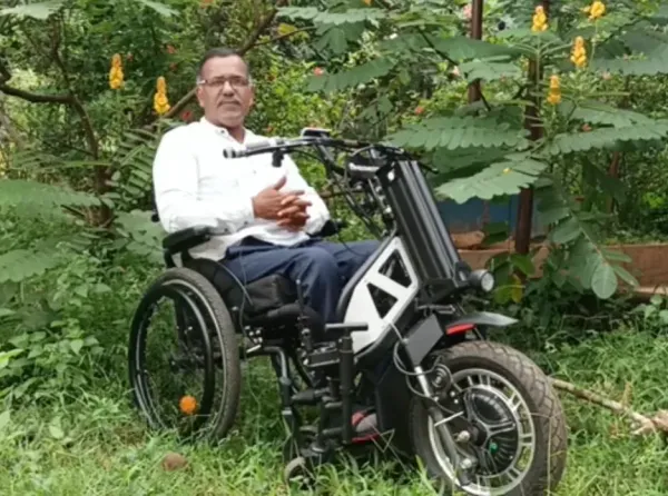 Mr.Vinayaka Rao - Inspiring Man on wheels.